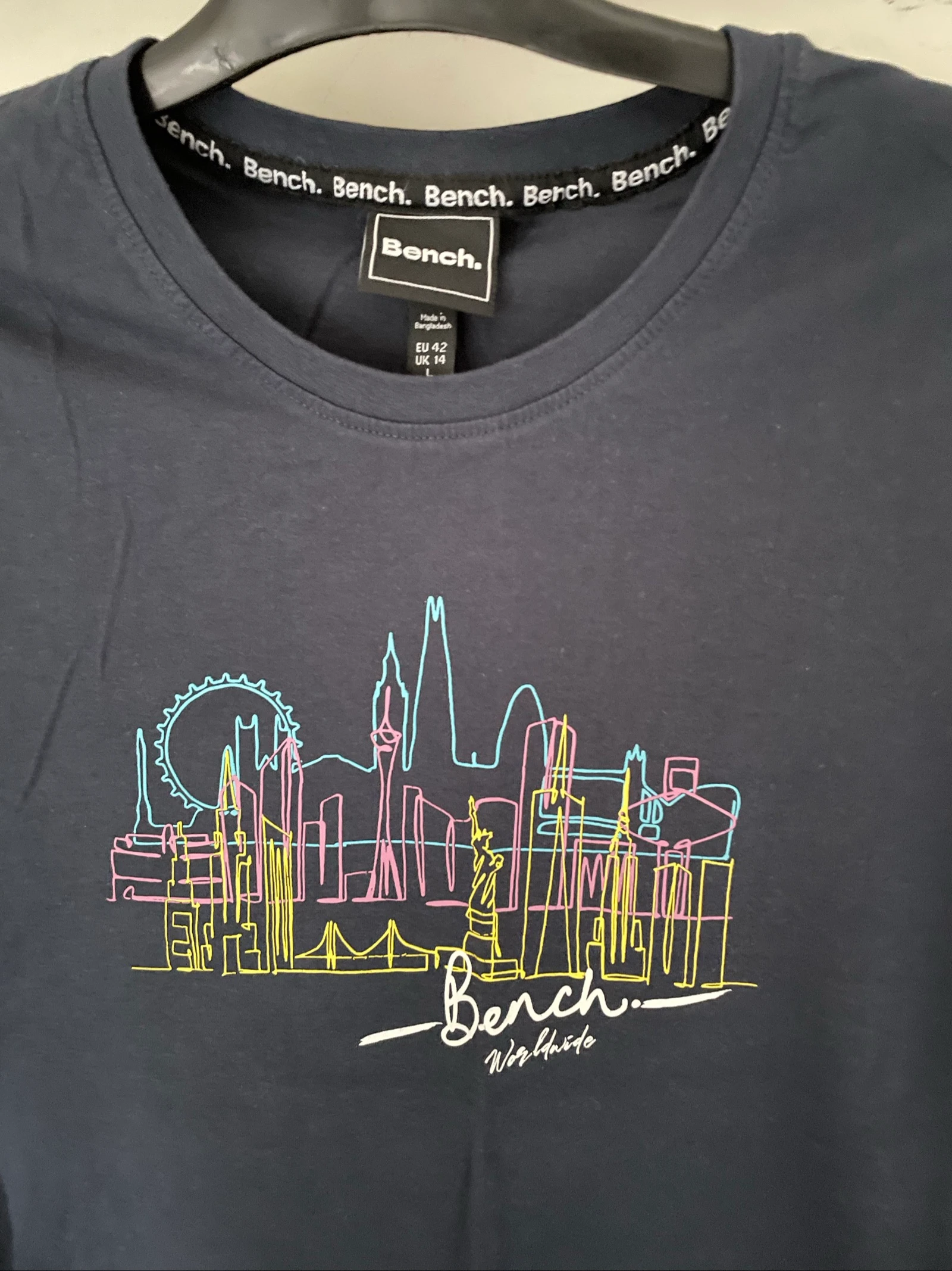Marineblauwe T-shirts – photo 2